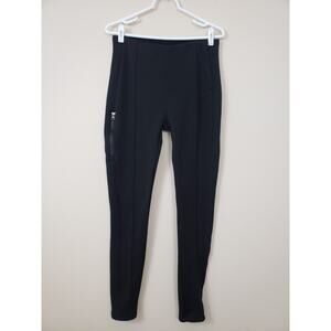 AQ Arctic Quest Skinny Leg Ski Snow Womens Pants Size M Black Slopes Cold Zip